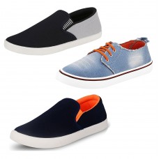 Deals, Discounts & Offers on Foot Wear - Chevit Trio Pack of 3 Casual Shoes at Just Rs. 612 (After Cashback) + Free Shipping
