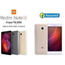 Deals, Discounts & Offers on Mobiles - Sunday Special Sale at 12 P.M. : Redmi Note 4 From Just Rs. 9999 Onwards