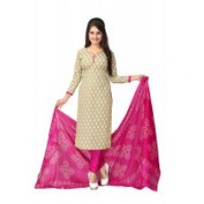 Deals, Discounts & Offers on Women Clothing - Vaamsi Multicolor Poly Cotton Printed Dress Material