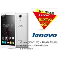 Deals, Discounts & Offers on Mobiles - Lenovo Mobile Fest - Get Up to Rs. 4000 Off on LENOVO Range + Great Exchange Offers