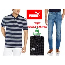 Deals, Discounts & Offers on Men Clothing - Bumper Deal : Top Brands Clothing & Footwear 60% off or more from Rs. 126 + FREE Shipping