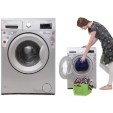 Deals, Discounts & Offers on Home Appliances - Onida 6 kg Fully Automatic Front Load Washing Machine Silver at Flat 34% Off