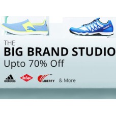 Deals, Discounts & Offers on Foot Wear - The Big Brand Studio:- Get Up to 70% OFF on Adidas, Reebok, & More Brands