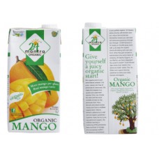 Deals, Discounts & Offers on Beverages - Limited Stocks:- 24 Mantra Organic Mango Juice, 1 Liter at Just Rs. 69 + Free Shipping
