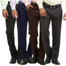 Deals, Discounts & Offers on Men Clothing - Inspire Men'S Multicolor Comfort Fit Formal Trousers