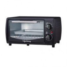 Deals, Discounts & Offers on Kitchen Containers - Lifelong 10 Litres 650-Watt Oven Toaster Griller, Black