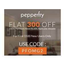 Deals, Discounts & Offers on Home Appliances - Bumper Offer : Flat Rs. 300 Off On Rs. 600 [Site Wide] + FREE Shipping