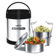 Deals, Discounts & Offers on Home & Kitchen - Milton Royal 3 Tiffin 300 ml(EC-THF-TTS-0001_Silver) 3.4 out of 5 stars    59 customer reviews  | 9 answered questions