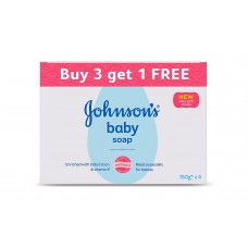 Deals, Discounts & Offers on Baby Care - Johnson's Baby Soap, 150g (Buy 3 Get 1 Free)