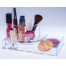 Deals, Discounts & Offers on Personal Care Appliances - Bulfyss Premium Acrylic 8 Sections Cosmetics Organiser