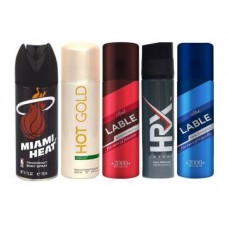 Deals, Discounts & Offers on Personal Care Appliances -  Grab Combo of 5 Deodorants at Just Rs. 449 + FREE Shipping