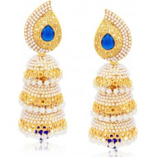 Deals, Discounts & Offers on Earings and Necklace - Sukkhi Alluring Alloy Jhumki Earring
