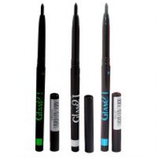 Deals, Discounts & Offers on Personal Care Appliances - GLAM 21 BLACK BLUE GREEN LONGLASTING KAJAL With Liner Rubber Band