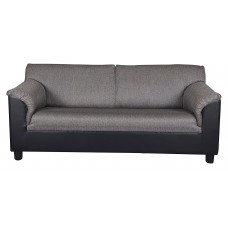 Deals, Discounts & Offers on Furniture - Kurl-on Toledo Plus Three Seater Sofa (Black)