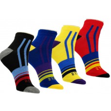 Deals, Discounts & Offers on Foot Wear - Mens Cotton Multicolor 4 Pair Ankle Length Socks at Flat 78% Off