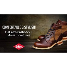 Deals, Discounts & Offers on Foot Wear - Flat 40% Cashback Offer on Footwear