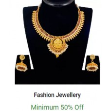 Deals, Discounts & Offers on Earings and Necklace - Fashion Jewellery Minimum 50% offer
