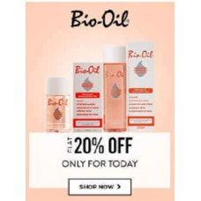 Deals, Discounts & Offers on Health & Personal Care - Flat 20% offer on Bio Oil
