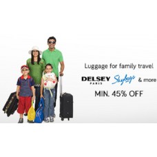 Deals, Discounts & Offers on Accessories - Luggage For Family Travel Minimum 40% Offer