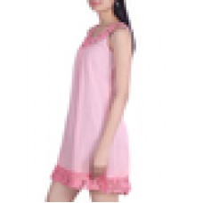 Deals, Discounts & Offers on Women Clothing -  Light Peach Chiffon Aline Dress offer