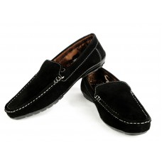 Deals, Discounts & Offers on Foot Wear - Flat 60% off on Vedano Black Suede Leather shoes