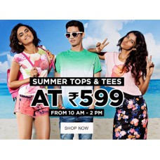 Deals, Discounts & Offers on Men Clothing - Summer Tops & Tees At Rs. 599