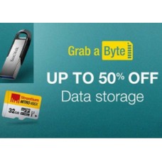 Deals, Discounts & Offers on Mobile Accessories - Get Upto 50% off on Data Storage Devices