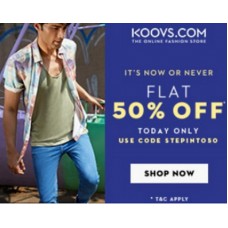 Deals, Discounts & Offers on Men Clothing - Flat 50% Off On Entire Clothing & Accessories