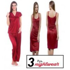 Deals, Discounts & Offers on Women Clothing - Flat 78% off on Paradise Night Wear - Pack of 3