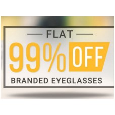 Deals, Discounts & Offers on Sunglasses & Eyewear Accessories - Get Flat 99% Off On Eyeglasses Starts @ Rs 4 Only Free Shipping