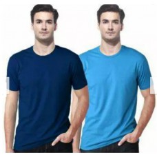 Deals, Discounts & Offers on Men Clothing - Gallop Multi Round T Shirt Pack Of 2 at Just Rs. 179 + Free Shipping