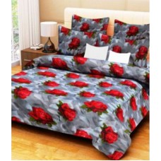 Deals, Discounts & Offers on Home Decor & Festive Needs - Cotton Double Bed Sheet with 2 Pillow Cover at Just Rs. 199