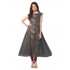 Deals, Discounts & Offers on Women Clothing - 65% Off on Crepe Anarkali Kurti
