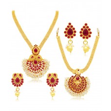 Deals, Discounts & Offers on Earings and Necklace - 80% Off on Multicolour Necklace Set - Set of 2
