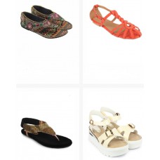 Deals, Discounts & Offers on Foot Wear - Upto 60% off on Sandals & Flats