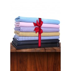 Deals, Discounts & Offers on Men Clothing - Flat 60% off on Gifting Special Pack of 7 Unstitched - 5 shirts + 2 Pants