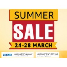 Deals, Discounts & Offers on Electronics - Last Day Summer Sale+10% CashBack+Rs.500/Rs.1000 Back