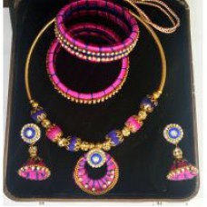 Deals, Discounts & Offers on Earings and Necklace - Flat 20% off on Silk Thread Bangles