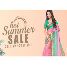 Deals, Discounts & Offers on Women Clothing - Upto 50% + Extra 30% off on Summer Sale Sarees