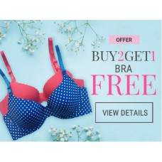 Deals, Discounts & Offers on Women Clothing - Buy 2 Get 1 Free on all Bras