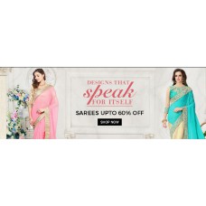 Deals, Discounts & Offers on Women Clothing - Upto 60% sarees Offer