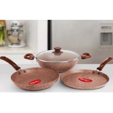 Deals, Discounts & Offers on Home & Kitchen - Pigeon Induction Non-stick Gift Set - Set of 3 at Just Rs. 1321