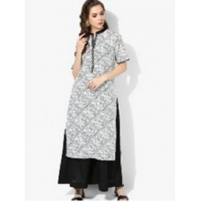 Deals, Discounts & Offers on Women Clothing - Sangria Kurta With Flared Palaazo At FLAT 60% OFF 