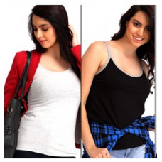 Deals, Discounts & Offers on Women Clothing - 2 Camisoles @ 499
