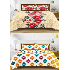 Deals, Discounts & Offers on Home Decor & Festive Needs - Buy 1 Get 1 Cotton Bedsheets Offer