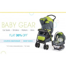 Deals, Discounts & Offers on Baby & Kids - Flat 30% OFF on Entire Baby Gear Range