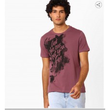 Deals, Discounts & Offers on Men Clothing - Graphic Print Crew-Neck T-shirt at Just Rs. 399
