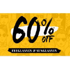 Deals, Discounts & Offers on Health & Personal Care - Get Flat 60% on Eyeglasses and Sunglasses
