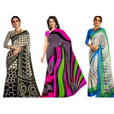 Deals, Discounts & Offers on Women Clothing - Get Jevi Prints Sarees at Flat Rs. 472