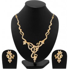 Deals, Discounts & Offers on Earings and Necklace - Flat 85% offer on Voylla Alloy Jewel Set